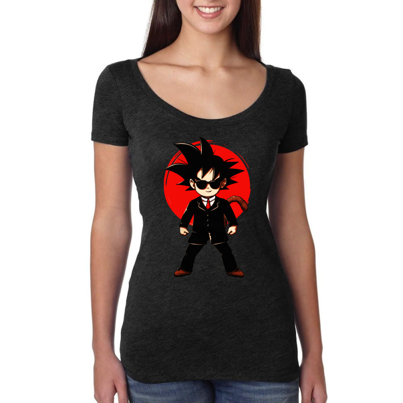 Goku Aka Mib Women's Triblend Scoop T-shirt by Mito Pict | Artistshot