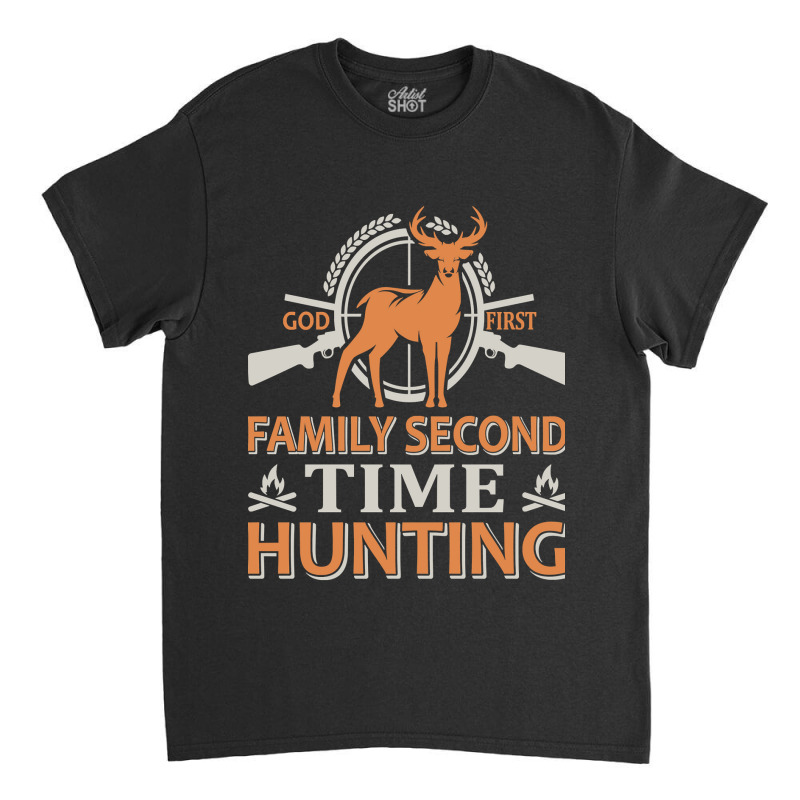 Hunting Hunt Gone Fishing Be Back Soon To Go Hunting 57 Hunter Classic T-shirt | Artistshot