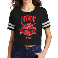 Distressed Wing Retro Glitch Party Tailgate Gameday Fan Gift Raglan Ba Scorecard Crop Tee | Artistshot