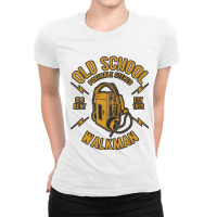 Old School Ladies Fitted T-shirt | Artistshot