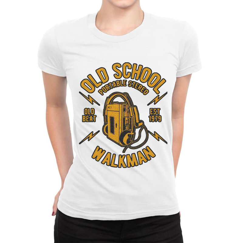 Old School Ladies Fitted T-Shirt by zig street | Artistshot