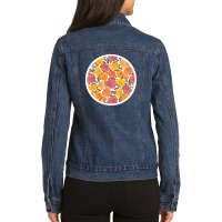 Island Cupcake Party 44774746 Ladies Denim Jacket | Artistshot