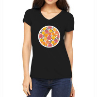 Island Cupcake Party 44774746 Women's V-neck T-shirt | Artistshot