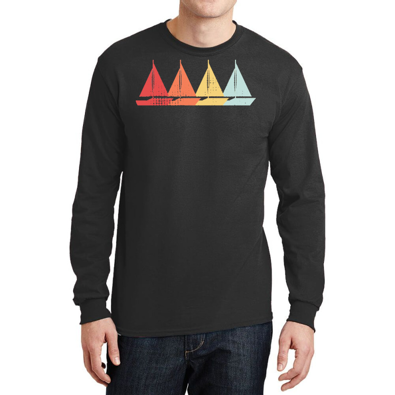 Sailing T  Shirt Sailing Sail Boat Retro T  Shirt Long Sleeve Shirts | Artistshot