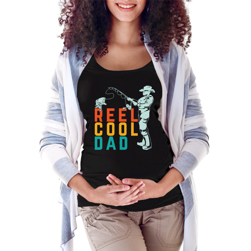 Fishing T  Shirt Retro Fisher Angle Fish Cool Dad Funny Fishing T  Shi Maternity Scoop Neck T-shirt by darrengorczany780 | Artistshot