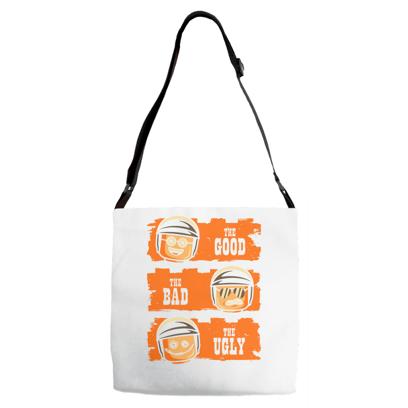 Good Cop Bad Cop Ugly Cop Adjustable Strap Totes | Artistshot