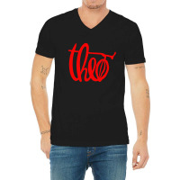 Theo Chocolate V-neck Tee | Artistshot