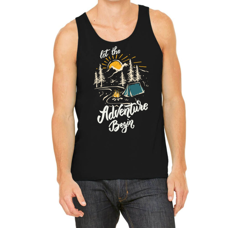 Camp Camping Let The Adventure Begin 1 Camp 6 Camp Camper Tank Top | Artistshot