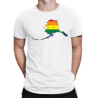 Alaska Rainbow Flag T-shirt | Artistshot