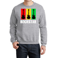 Rockstar Kids Tshirt Vintage Guitar Tshirt Crewneck Sweatshirt | Artistshot