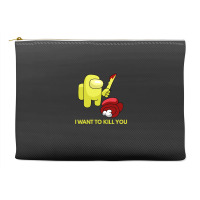 I Want To Kill You Yellow Accessory Pouches | Artistshot