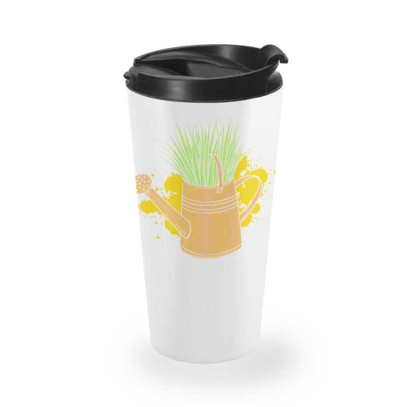 Gardener T  Shirt Gardener Gardening Garden Plants Watering Can Flower Travel Mug | Artistshot