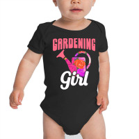 Gardener T  Shirt Gardening Girl Watering Can Nature Plants Flowers Ga Baby Bodysuit | Artistshot