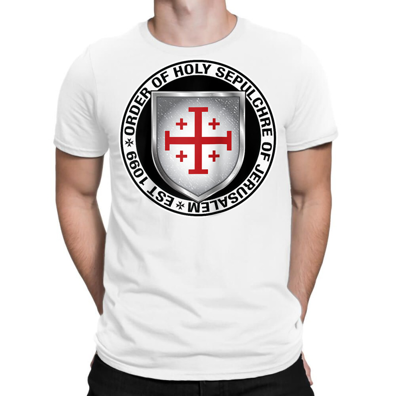 Order Of The Holy Sepulchre Of Jerusalem Shield Raglan Baseball Tee T-shirt | Artistshot