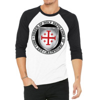 Order Of The Holy Sepulchre Of Jerusalem Shield Raglan Baseball Tee 3/4 Sleeve Shirt | Artistshot