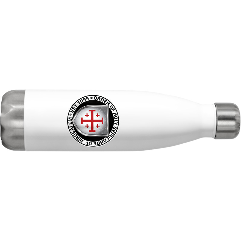 Order Of The Holy Sepulchre Of Jerusalem Shield Raglan Baseball Tee Stainless Steel Water Bottle | Artistshot