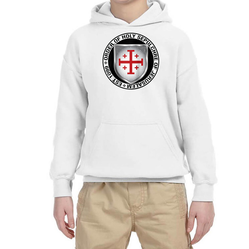 Order Of The Holy Sepulchre Of Jerusalem Shield Raglan Baseball Tee Youth Hoodie | Artistshot