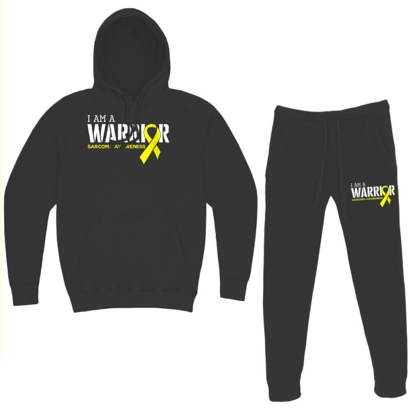 Womens I Am A Warrior Ewings Sarcoma Cancer Awareness Month Support V Hoodie & Jogger Set | Artistshot