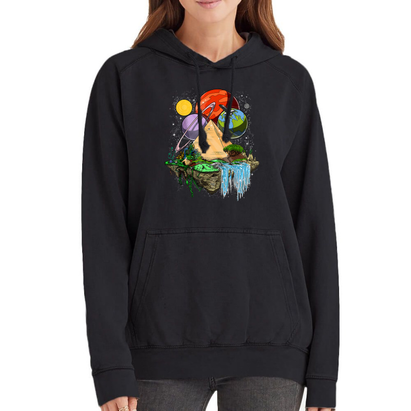 Planets And Pyramids Vintage Hoodie | Artistshot