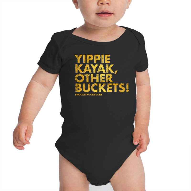 Yippie Kayak Other Buckets! Gold Vintage Baby Bodysuit | Artistshot