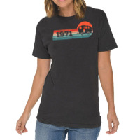 Camping Rv Camper Vintage Born 1971 Birthday Caravan Trailer T Shirt Vintage T-shirt | Artistshot