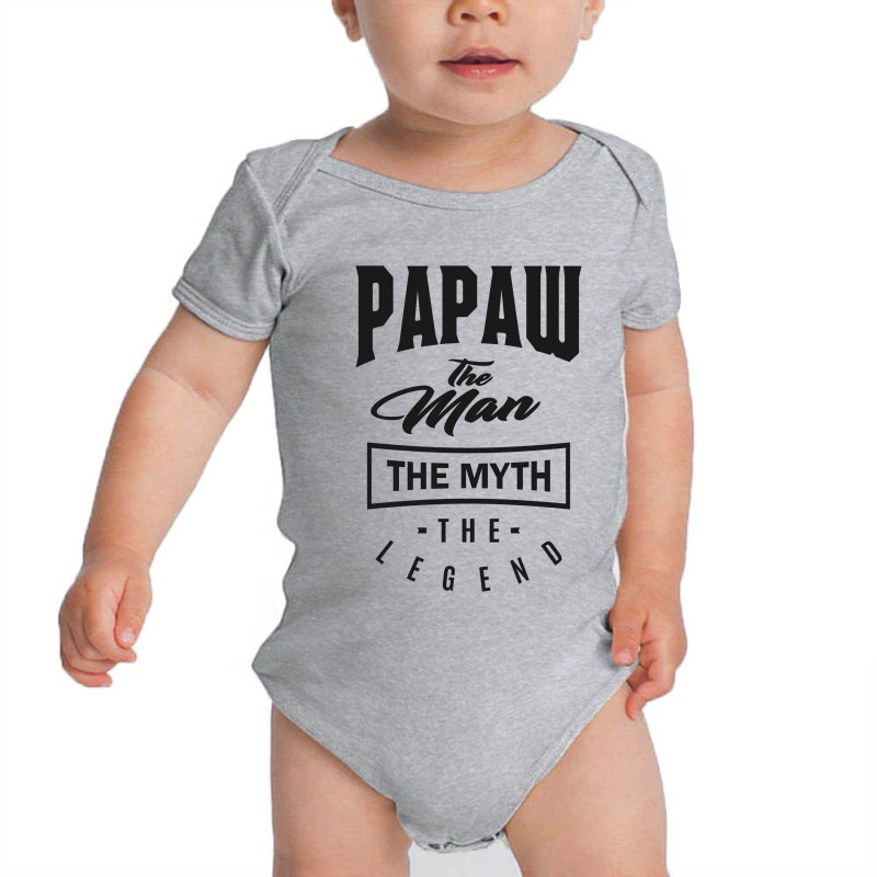 Papaw The Myth The Legend Baby Bodysuit | Artistshot