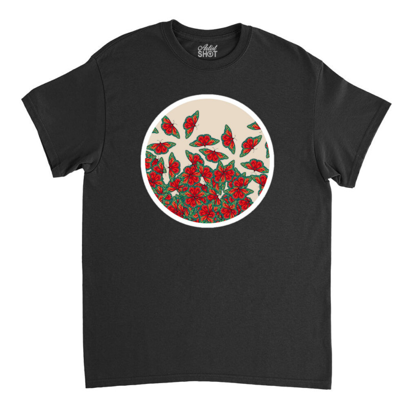 Painterly Boho Botanical 106520822 Classic T-shirt by isaq | Artistshot