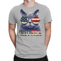 4th Of July Tshirt Cat Meowica T-shirt | Artistshot