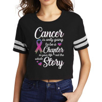 Breast Cancer Metastatic Breast Cancer Cancer Is Only A Chapter Of My Scorecard Crop Tee | Artistshot