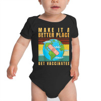 Vaccinated   Vaccine   Pro Vaccination   Immunization   T Shirt Baby Bodysuit | Artistshot