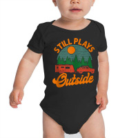 Camping Still Plays Outside Caravan Rv Trailer Tank Top Baby Bodysuit | Artistshot