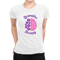 Normalize Therapy - Society Ladies Fitted T-shirt | Artistshot