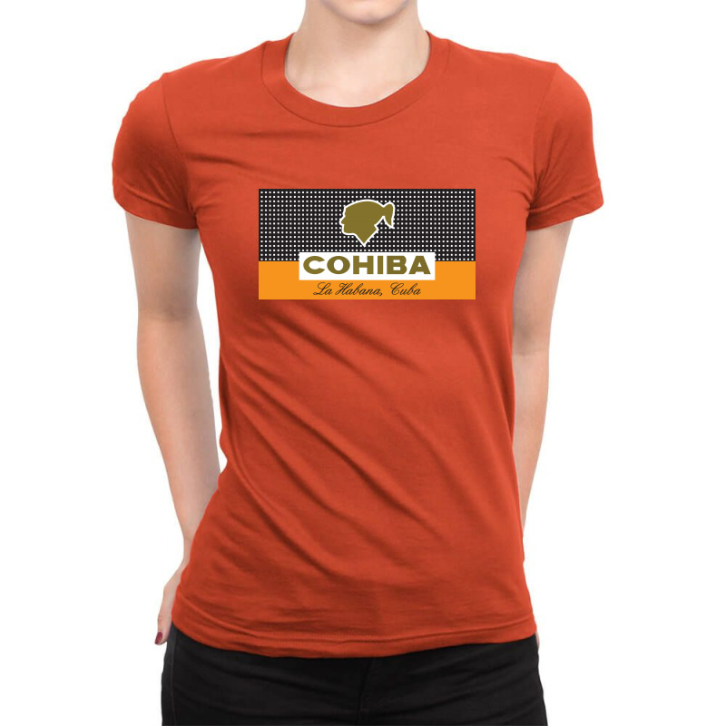 Charuto Cohiba Ladies Fitted T-Shirt by STUDIO POCO    LOS ANGELES | Artistshot