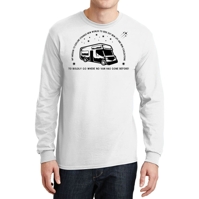 Campervan Epic Adventure T! Fun Graphic Trekkie Stargazer Rv T Shirt Long Sleeve Shirts by KretschmerBridge | Artistshot