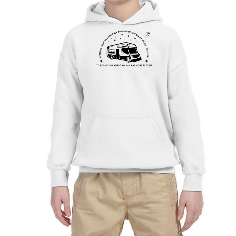 Campervan Epic Adventure T! Fun Graphic Trekkie Stargazer Rv T Shirt Youth Hoodie by KretschmerBridge | Artistshot