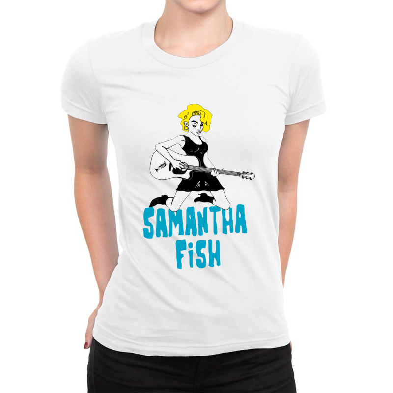 Samantha Fish Ladies Fitted T-Shirt by ardylanda | Artistshot