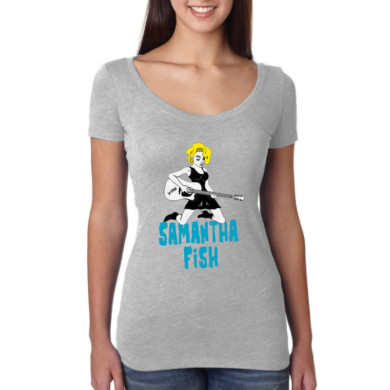 Samantha Fish Women's Triblend Scoop T-shirt by ardylanda | Artistshot