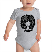 Reina Empowered Latina Poder Latina Pride Hispanic Heritage T Shirt Baby Bodysuit | Artistshot