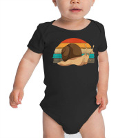 Garden Animal Snail Lover Retro Gastropod Snail T Shirt Baby Bodysuit | Artistshot