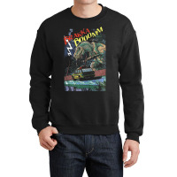 T-rex Terror Jurassic Dinosaur Attack Crewneck Sweatshirt | Artistshot