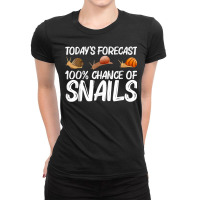 Funny Snail Design For Men Women Freshwater Snail Lovers T Shirt Ladies Fitted T-shirt | Artistshot