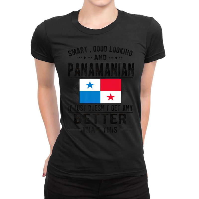 Good Looking Panamanian Flag Panama Panamanian Roots Premium T Shirt Ladies Fitted T-Shirt by naythendeters2000 | Artistshot