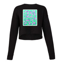 Elegant Black White Marble Rose Gold Brushstrokes 21345783 Cropped Sweater | Artistshot