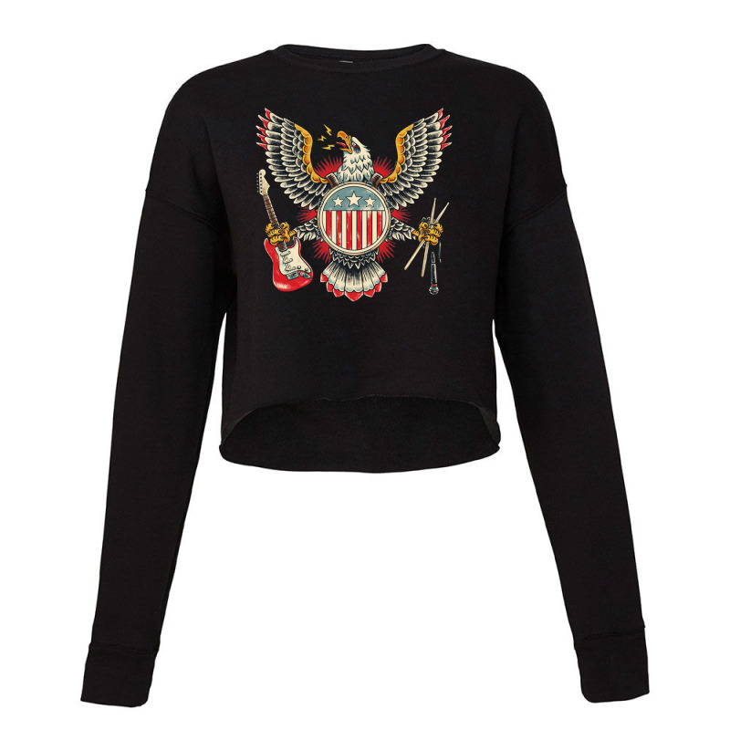 American Rockstar Cropped Sweater by Damian | Artistshot