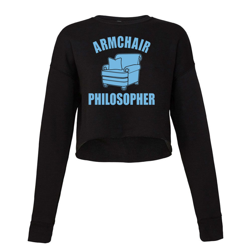 Armchair Philosopher Cropped Sweater by Damian | Artistshot