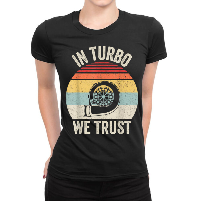 Vintage Retro In Turbo We Trust Snail Sound Tuner Jdm Racing T Shirt Ladies Fitted T-Shirt by AakritiRosek1997 | Artistshot