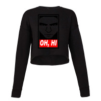 Scary Face Movie Merch Cropped Sweater | Artistshot