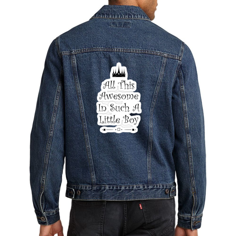 Genius By Birth Slacker By Choice 77750001 Men Denim Jacket by izank2 | Artistshot