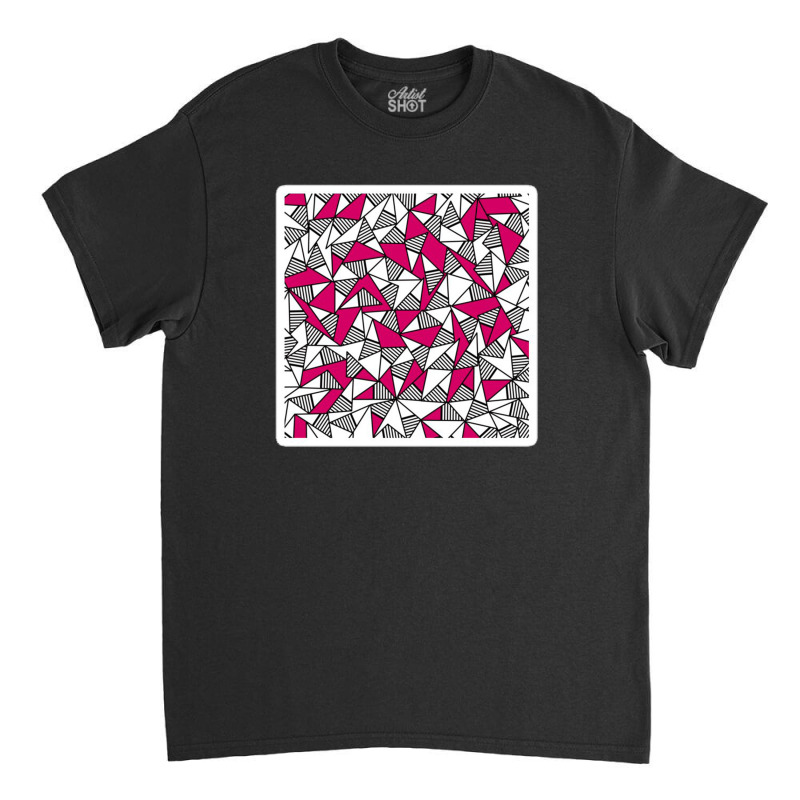 Girly Modern Blush Pink White Gold Floral Illustrations 28356883 Classic T-shirt by izank2 | Artistshot