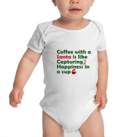 Coffee With Santa Baby Bodysuit | Artistshot